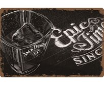 Plechová cedule Jack Daniels IXX Velikost: A5 (20 x 15 cm) A5 (20 x 15 cm)