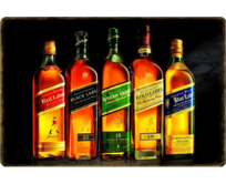 Plechová cedule Johnnie Walker I Velikost: A5 (20 x 15 cm) A5 (20 x 15 cm)