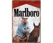 Plechová cedule Marlboro Velikost: A5 (20 x 15 cm) A5 (20 x 15 cm)