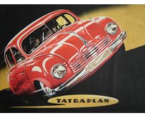 Plechová cedule Tatraplan Velikost: A5 (20 x 15 cm) A5 (20 x 15 cm)