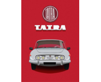 Plechová cedule Tatra II Velikost: A5 (20 x 15 cm) A5 (20 x 15 cm)