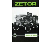 Plechová cedule Zetor 4712 Velikost: A5 (20 x 15 cm) A5 (20 x 15 cm)