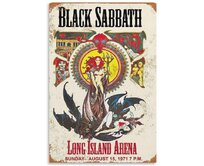 Plechová cedule Black Sabbath Velikost: A5 (20 x 15 cm) A5 (20 x 15 cm)
