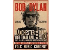 Plechová cedule Bob Dylan Velikost: A5 (20 x 15 cm) A5 (20 x 15 cm)