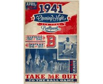 Plechová cedule Baseball 1941 Velikost: A5 (20 x 15 cm) A5 (20 x 15 cm)