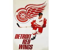 Plechová cedule Detroit Red Wings Velikost: A5 (20 x 15 cm) A5 (20 x 15 cm)