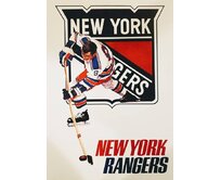 Plechová cedule New York Rangers Velikost: A5 (20 x 15 cm) A5 (20 x 15 cm)