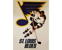 Plechová cedule St. Louis Blues Velikost: A5 (20 x 15 cm) A5 (20 x 15 cm)