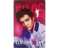 Plechová cedule Elvis II Velikost: A5 (20 x 15 cm) A5 (20 x 15 cm)