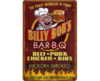 Plechová cedule Billy Bobs Velikost: A5 (20 x 15 cm) A5 (20 x 15 cm)