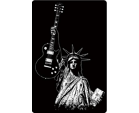 Plechová cedule Music of Liberty Velikost: A5 (20 x 15 cm) A5 (20 x 15 cm)