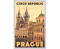 Plechová cedule Prague III Velikost: A5 (20 x 15 cm) A5 (20 x 15 cm)