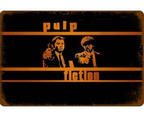 Plechová cedule Pulp Fiction I Velikost: A5 (20 x 15 cm) A5 (20 x 15 cm)