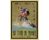 Plechová cedule Tour de France 1924 Velikost: A4 (30 x 20 cm) A4 (30 x 20 cm)