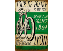 Plechová cedule Tour de France 1929 Velikost: A4 (30 x 20 cm) A4 (30 x 20 cm)