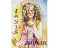 Plechová cedule Janis Joplin II Velikost: A5 (20 x 15 cm) A5 (20 x 15 cm)