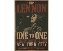 Plechová cedule John Lennon Velikost: A5 (20 x 15 cm) A5 (20 x 15 cm)