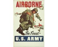 Plechová cedule Airborne Velikost: A4 (30 x 20 cm) A4 (30 x 20 cm)