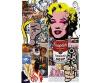 Plechová cedule Pop Art Velikost: A4 (30 x 20 cm) A4 (30 x 20 cm)