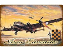 Plechová cedule Lancaster Velikost: A4 (30 x 20 cm) A4 (30 x 20 cm)