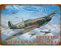 Plechová cedule Spitfire Velikost: A4 (30 x 20 cm) A4 (30 x 20 cm)