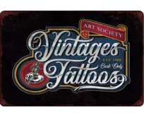 Plechová cedule Vintages Tattoos Velikost: A4 (30 x 20 cm) A4 (30 x 20 cm)