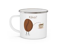 Káva? - plecháček