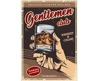 Plechová cedule Gentlemen Club Velikost: A5 (20 x 15 cm) A5 (20 x 15 cm)