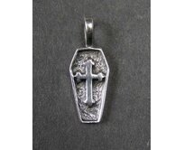Křížek v rakvi - stříbrný přívěsek / přívěsek ze stříbra