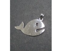 Velryba - stříbrný přívěsek / přívěsek ze stříbra