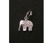 Malý sloník - stříbrný přívěsek