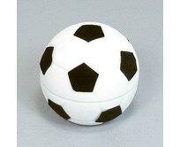 Sametová krabička na šperky - černý fotbalový míč