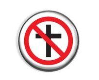 No christianity - placka
