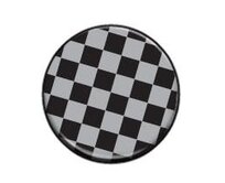 Šedočerná šachovnice - placka