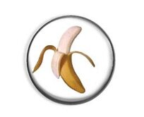 Banán - button