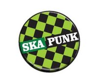 Ska punk (zelený) - button