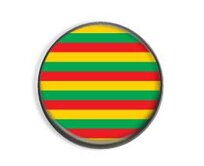 Reggae pruhy - button