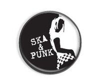 Ska a punk - button