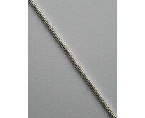 Kulatý stříbrný řetízek - délka 40cm