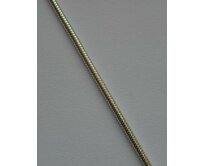 Silnější kulatý stříbrný řetízek - délka 19cm