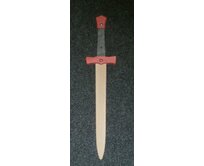 Meč 50cm - červený
