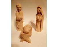 Svatá rodina - ručně vyřezávané figurky