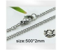 Ocelový náhrdelník - 500x2mm