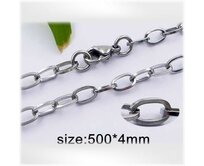 Ocelový náhrdelník - 500x4mm