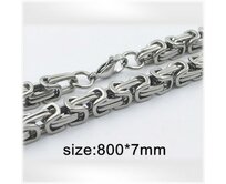 Ocelový náhrdelník - 800x7mm