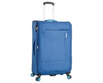 Cestovní kufr Snowball 4W L modrá, Textil