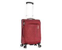Cestovní kufr Snowball 4W S červená, Textil