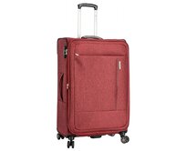 Cestovní kufr Snowball 4W L červená, Textil