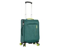 Cestovní kufr Snowball 4W S zelená, Textil