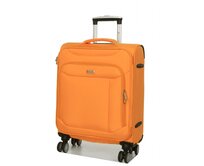 Cestovní kufr Snowball 4W S Žlutá, Textil